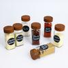 Стеклянные Банки для Специй с Наклейками 4 унции Прозрачное Стекло с Бамбуковой Крышкой и Силиконовым Уплотнением Кухонный Контейнер для Специй для Организации, Соль, Перец