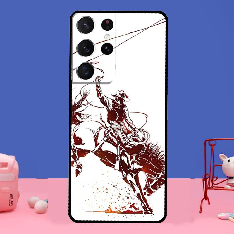 Чехол для телефона Extreme Sport Rodeo Cowboy Lasso для Samsung Galaxy S22 S21 Note 20 Ultra Note 10 S8 S9 S10 Plus S20 FE