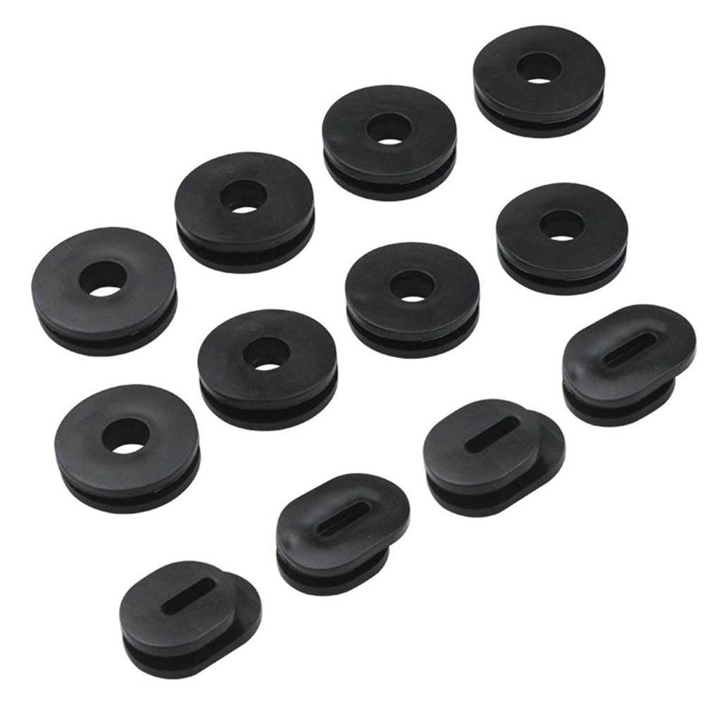 6Pcs/12pcs Replacement Rubber Gasket Motorcycle Fairing Side Cover Grommets Side Panel Fairing Washer Spacer for GS125