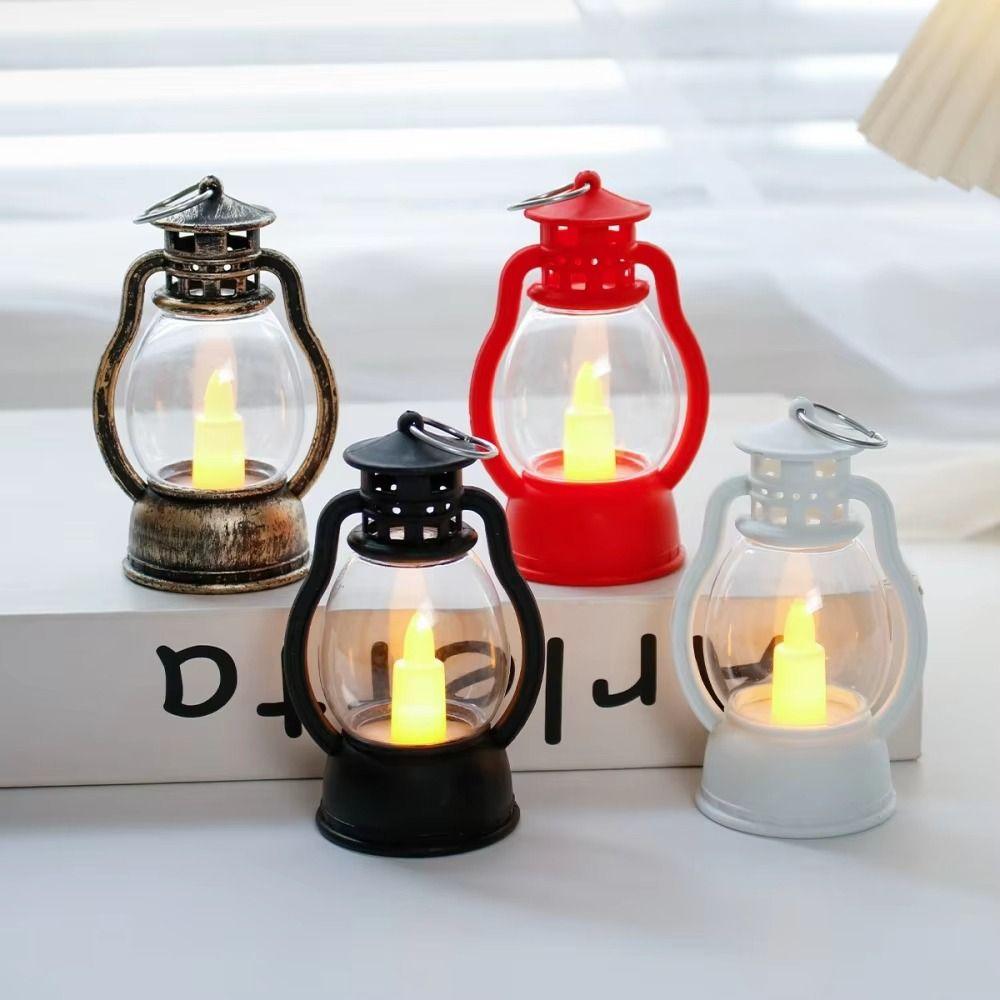 Portable LED Candle Light Retro LED Night Light Electronic Candle Lamp For Halloween Festival Etc