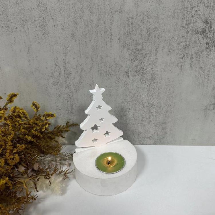 Простая в использовании форма для подсвечников, рождественской елки, лепки из смолы.