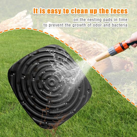 2 шт./4 шт. коврик для курятника, моющиеся подушечки для куриных гнезд, прочные, удобные и здоровые постельные принадлежности для курятника, предназначенные для откладки яиц, предотвращающие появление трещин в яйцах