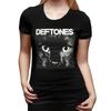 Deftones Музыка Металл Группа Nes Легенда Потрясающее Искусство Футболка для Женщин С Круглым Вырезом Уличная Одежда Футболки Женские С Коротким Рукавом Одежда Топы