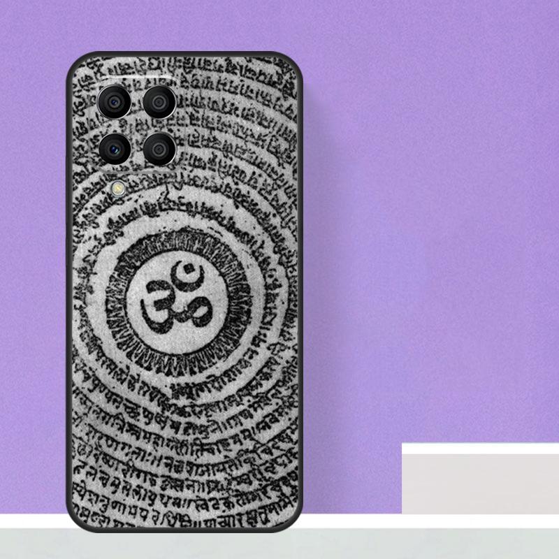 Аум Ом Символ Йоги Фитнес Зал Для Samsung Galaxy M15 M55 M13 M33 M53 M21 M31 M51 M30s M20 M14 M34 M54 M12 M32 M52 Чехол
