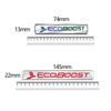 Ecoboost Emblem Car Styling 3D Sticker Metal LOGO Badge For Ford Mondeo Kuga BTRO3 Fusion Transit ST ST line Focus Fiesta Ecosport