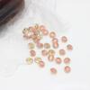 10PCS Gemstone Shank Buttons 11mm Round Metal Glossy Gem Buttons Woman Skirt Coat Buttons Multiple Colors