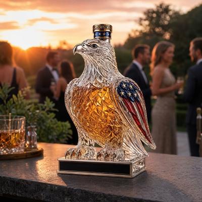 Бокал для виски Eagle, anniversary, бутылка Eagle для декантера 350 мл, бокал в форме 250-го, винный