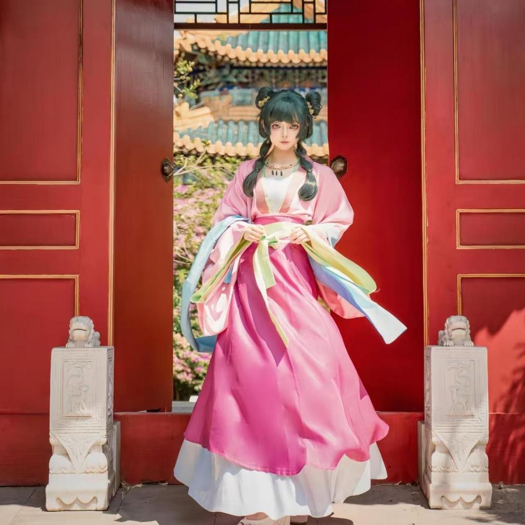 Аниме Кусурия Но Хиторигото Маомао Косплей Костюм Униформа Хэллоуин Вечеринка Аниме Ролевая Игра Наряд для Женщин