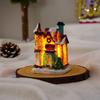 LED Christmas Light House Miniature House Xmas House Miniature  for Christmas Party