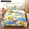 Yellow Duck Bedding Set Single Twin Full Queen King Size Little Duck Bed Set Aldult Kid Bedroom Duvetcover Sets 3D Print 015