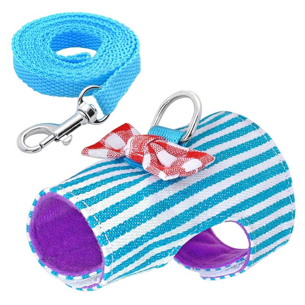 Safety Small Pet Ferret Pet Adjustable Hamster Vest Leash Leads Harness Chest Strap