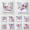 45*45cm Decorative Cushion Cover Christmas Santa Claus Pillow Cover Christmas Decoration Pillowcase Cushions For Sofa Home Gifts