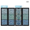 4Sheets Laser Bling Letter Gift Alphabet Sticker Decorate Photocard Scrapbooking Diy Photo Album Stationery Supplies Kid Sticker