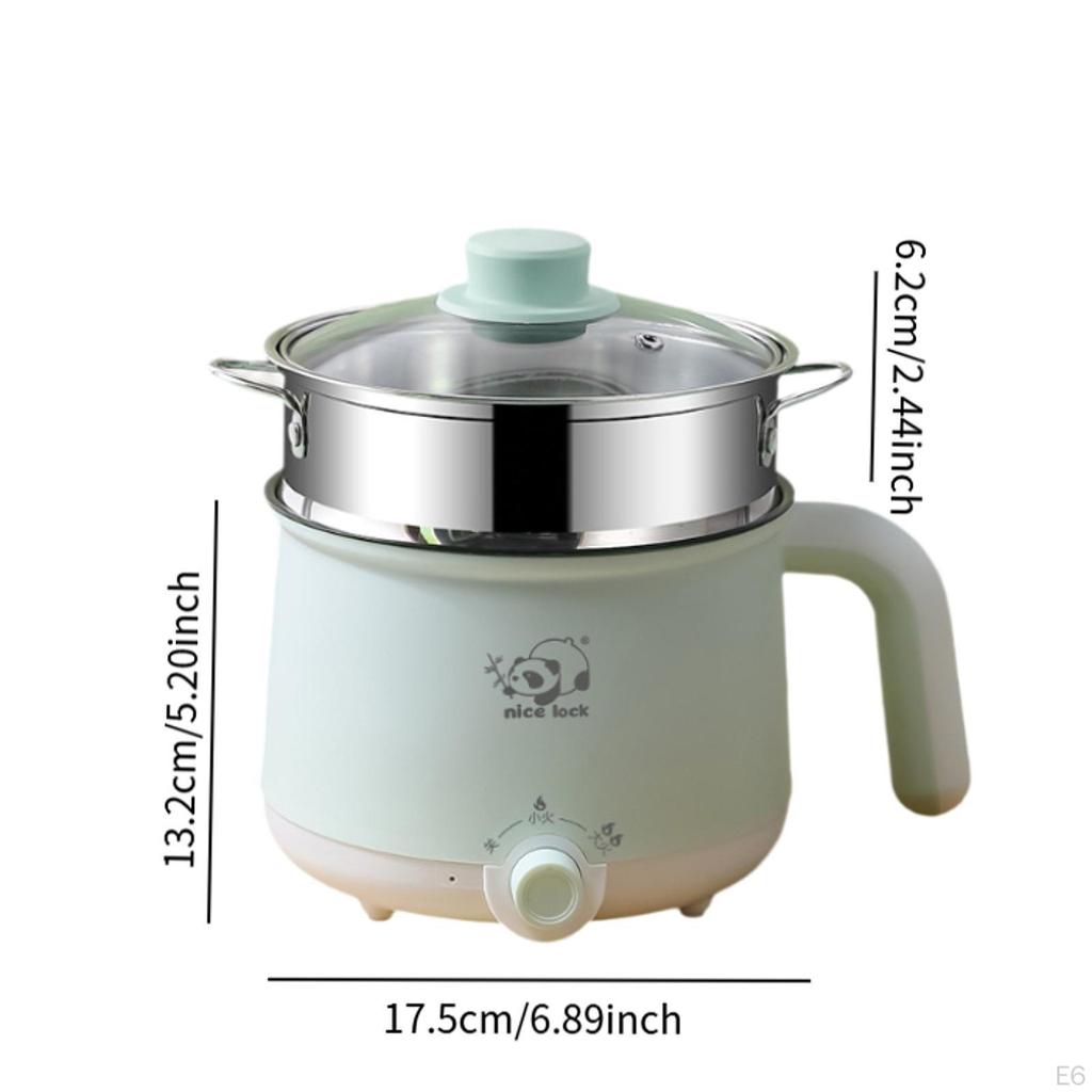 Электрическая кастрюля для приготовления лапши, риса и супа с ручкой