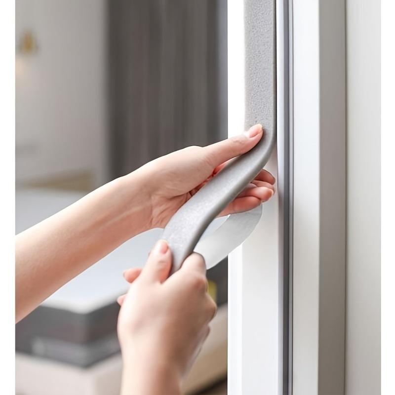 2 шт. Самоклеящаяся звукоизоляционная уплотнительная лента для дверей и окон Звукоизоляция двери Утепление окон на зиму Уплотнитель для окон кондиционера