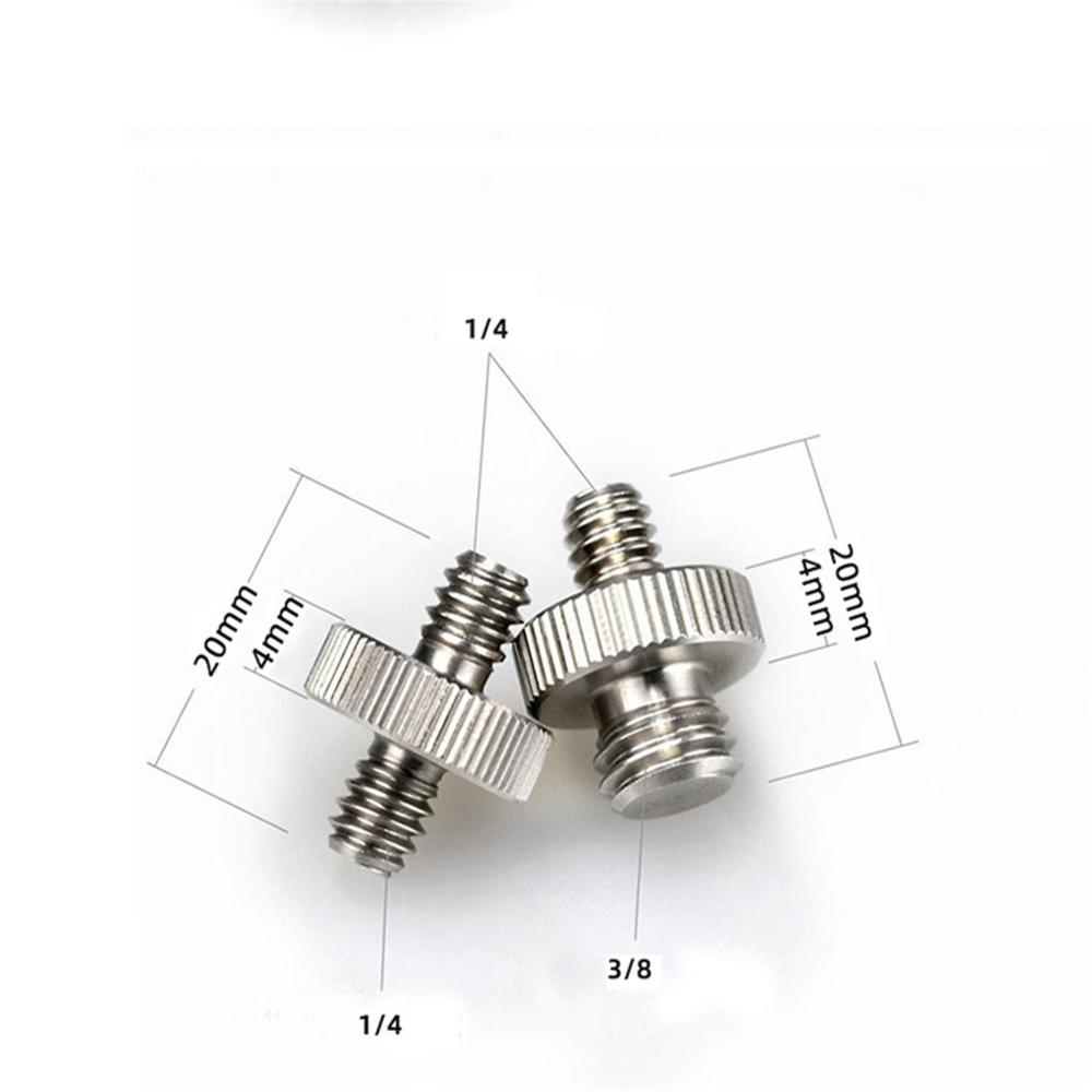 Photography Accessories 3/8 Male Screw Tripod Mount Adapter Camera Conversion Screw 1/4 Male Screw