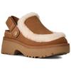 UGG Esmee Clog Удобная Модная Повседневная Обувь 5 см Женские клоги Коричневый 1173331-CHE