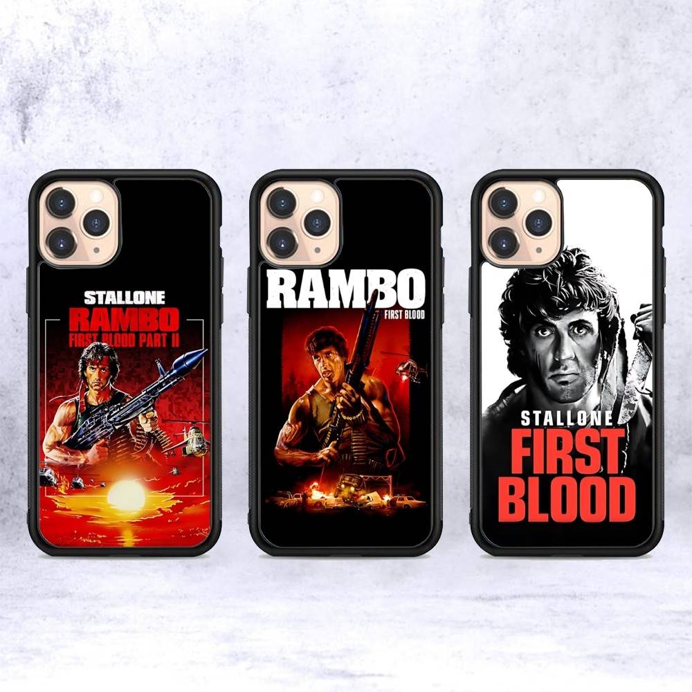 1 шт. Чехол для телефона из фильма «Рэмбо: Первая кровь» для iPhone 17 16 15 14 13 Plus 12 11 Pro Max, чехлы из ПК+ТПУ, задняя крышка