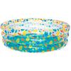 Inflatable Kid Pool - Bestway - Transparent Tropical Play - Round - 170x53 Cm - Durable Vinyl - Multicolor