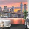 Photomural Lower Manhattan Skyline And Brooklyn Bridge Self-Adhesive Mural 104x70.5