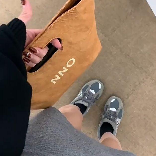 Женская ретро-сумка-тоут из коровьей кожи для поездок на работу - Маленькая, водонепроницаемая ручная сумка