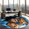 Dragon Ball (28) Круглый офисный ковер Декоративный напольный ковер для офиса, спальни, гостиной и домашнего пространства