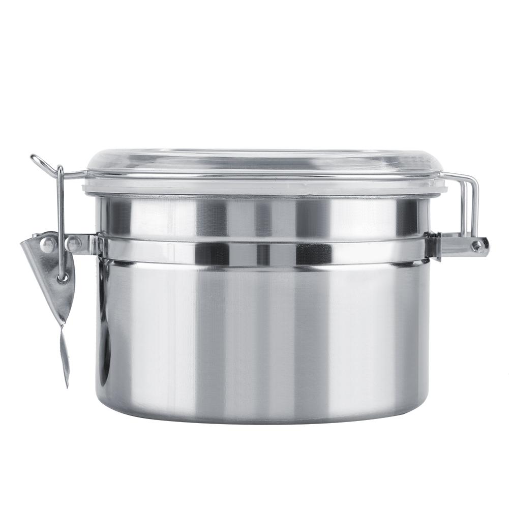 Stainless Steel Coffee Container Vacuum Sealed Storage Jar for Sugar Tea Bean