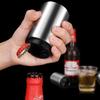 Elegant Stainless Steel Automatic Beer and Wine Opener - Seamless, High-End Design