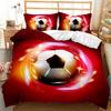Soccer Duvet Cover Football Kids Bedding Set 3D Comforter Cover Boys Teens Sport Lovers Double Queen King Polyester Qulit Cover