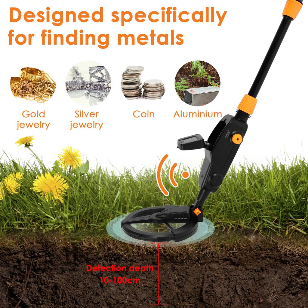 Высокоточный металлоискатель, легкий, с ЖК-экраном, сканер, поисковик, детский поиск сокровищ, активный отдых на природе