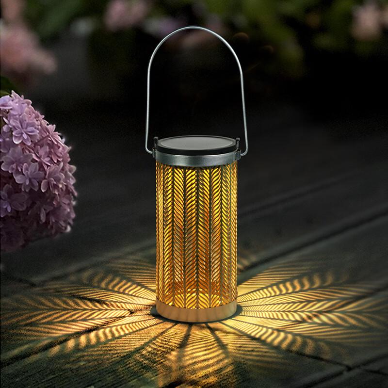 Солнечный садовый фонарь Lishi Rose Gold