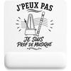Tapis De Souris - PLANETEE - J'peux Pas Je Suis Prof De Musique - Collection Minimaliste - 22×18×2 Cm - Repose‑poignet Mousse