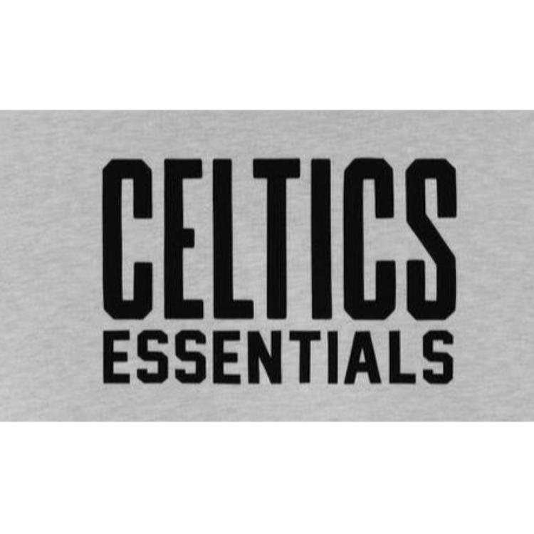 Fear of God Essentials Худи NBA Celtics Светло-серый Мужские Топы Серый 192AL246303F