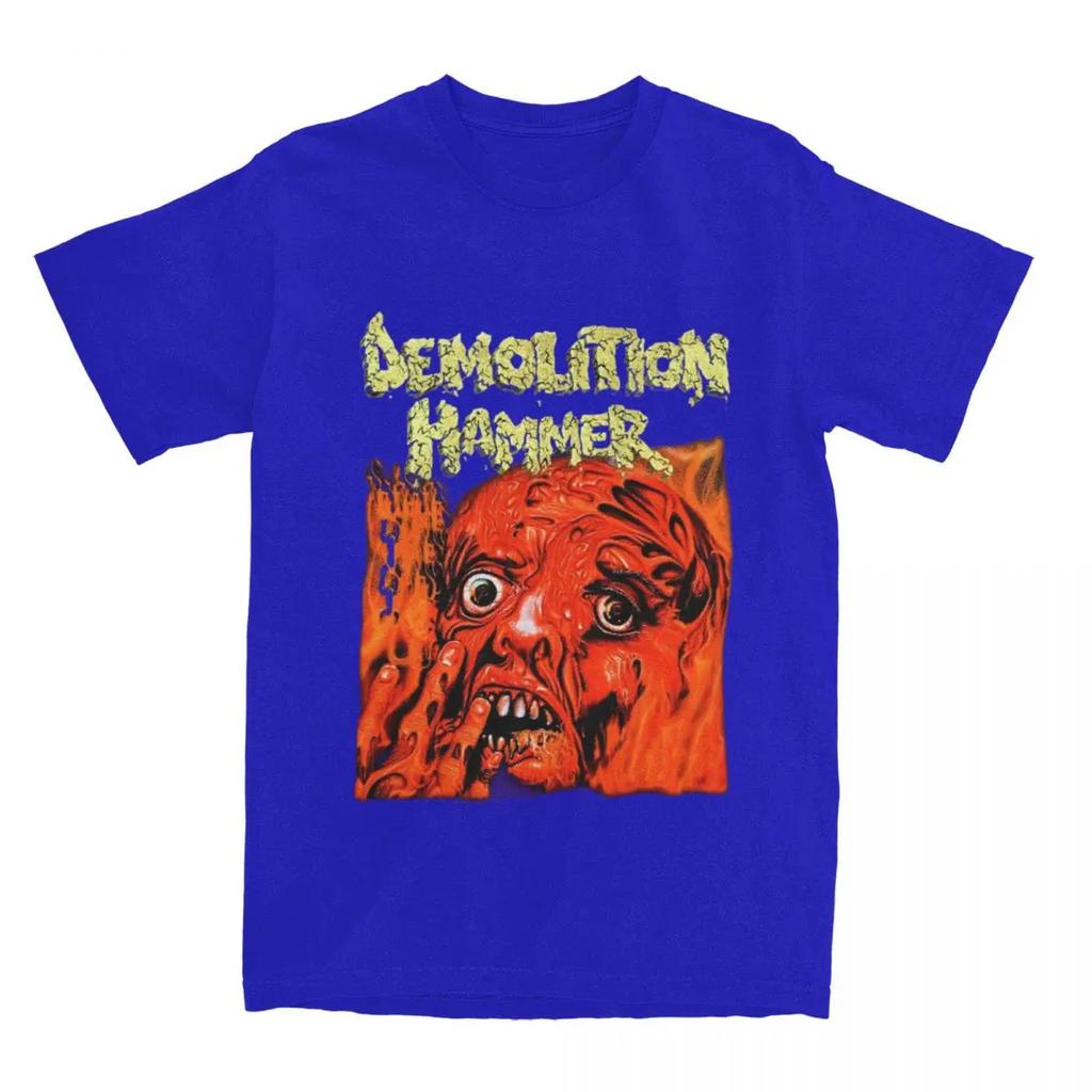 Мужские и женские рубашки Demolition Hammer, аксессуары для трэш-метал-групп, топы, футболки, винтажные футболки на все сезоны