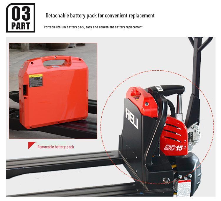 Heli Electric Pallet Jack 1.5-2 Ton Hydraulic Forklift