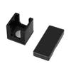 Billiard Chalk Holder Aluminum Universal Dry Oil Pool Cue Chalk Holder Billiard Accessories Black