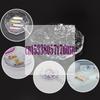 {HBA17} Nail Rhinestone Storage Tray Glitter Display Plate Clear Acrylic Nail Brush Holder Nail Art Tools Stand Organizer