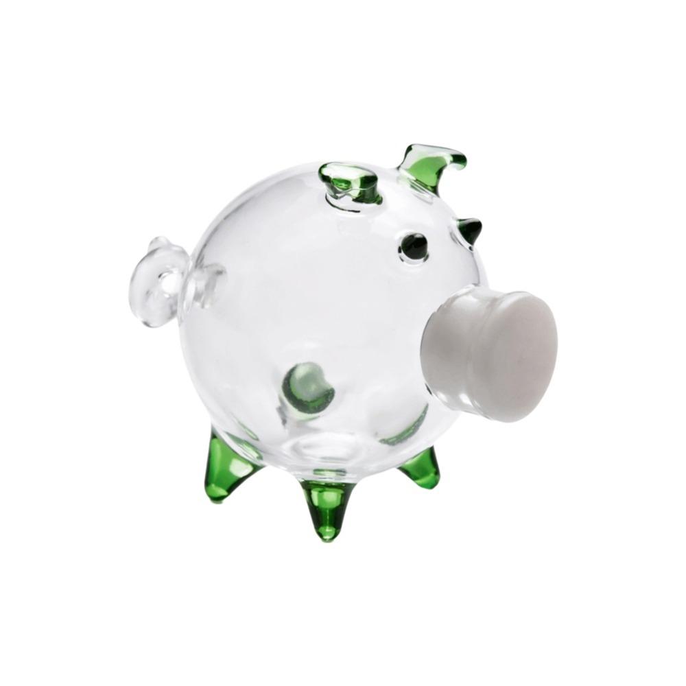 Visible Pig Shape Piggy Bank Cartoon Golden Beans Container Delicate Piggy Money Bank  Home Decor