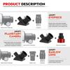 Datyson 0.965" to 1.25" 90° Diagonal Adapter Telescope Accessory for Stargazing