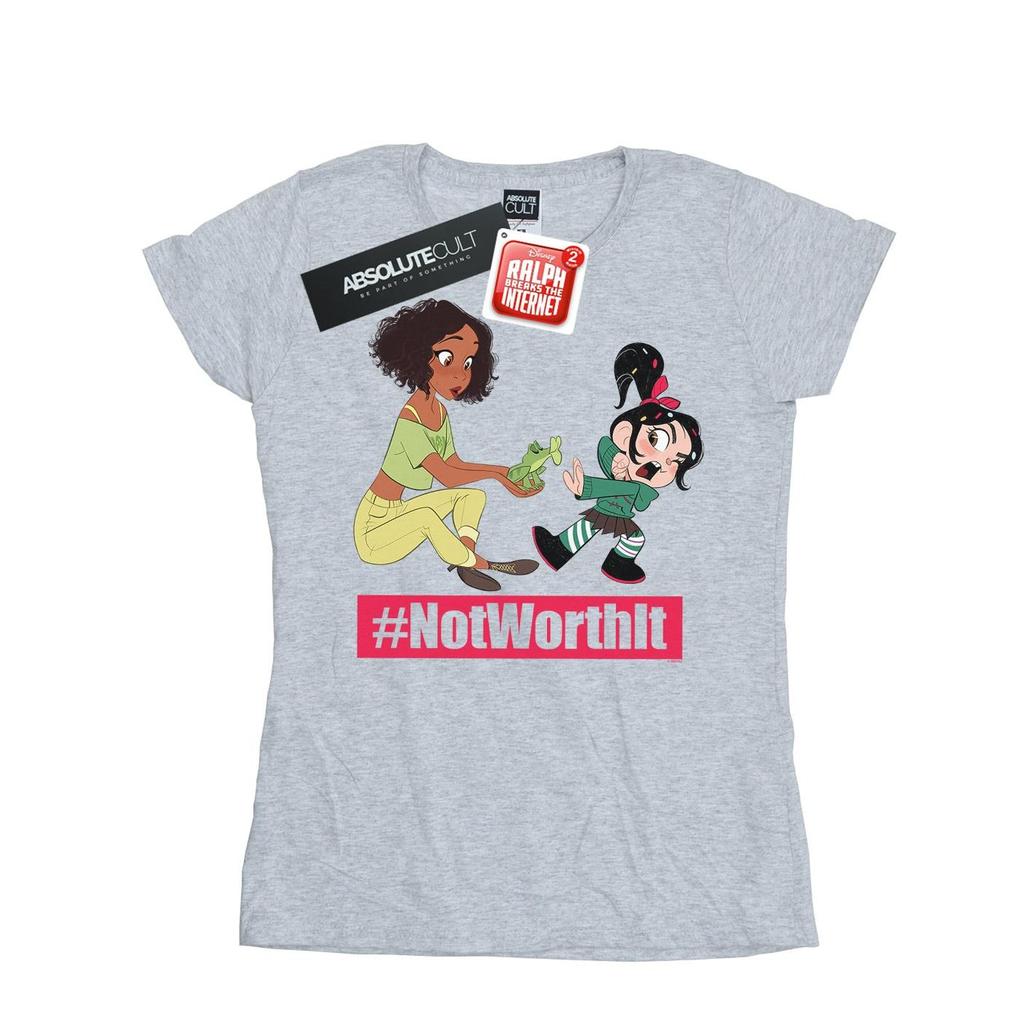Disney Womens/Ladies Wreck It Ralph Tiana And Vanellope Cotton T-Shirt