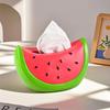 Милая и креативная роскошная коробка для салфеток в форме арбуза для украшения стола в гостиной дома