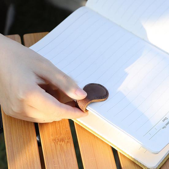 Кожаные магнитные закладки с сильной адсорбцией, винтажные мотивирующие маркеры для текстовых книг