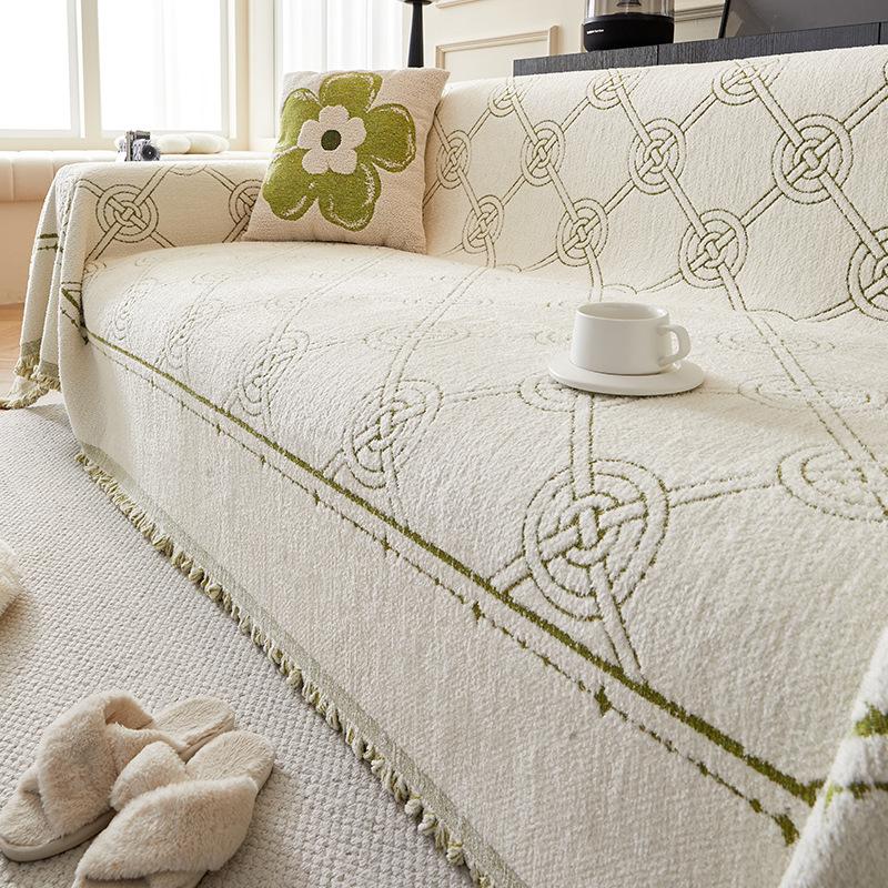 Осенне-зимний плюшевый диван-полотенце, чехол для дивана в скандинавском стиле, утолщенный чехол для дивана, универсальный чехол, нескользящая пылезащитная подушка