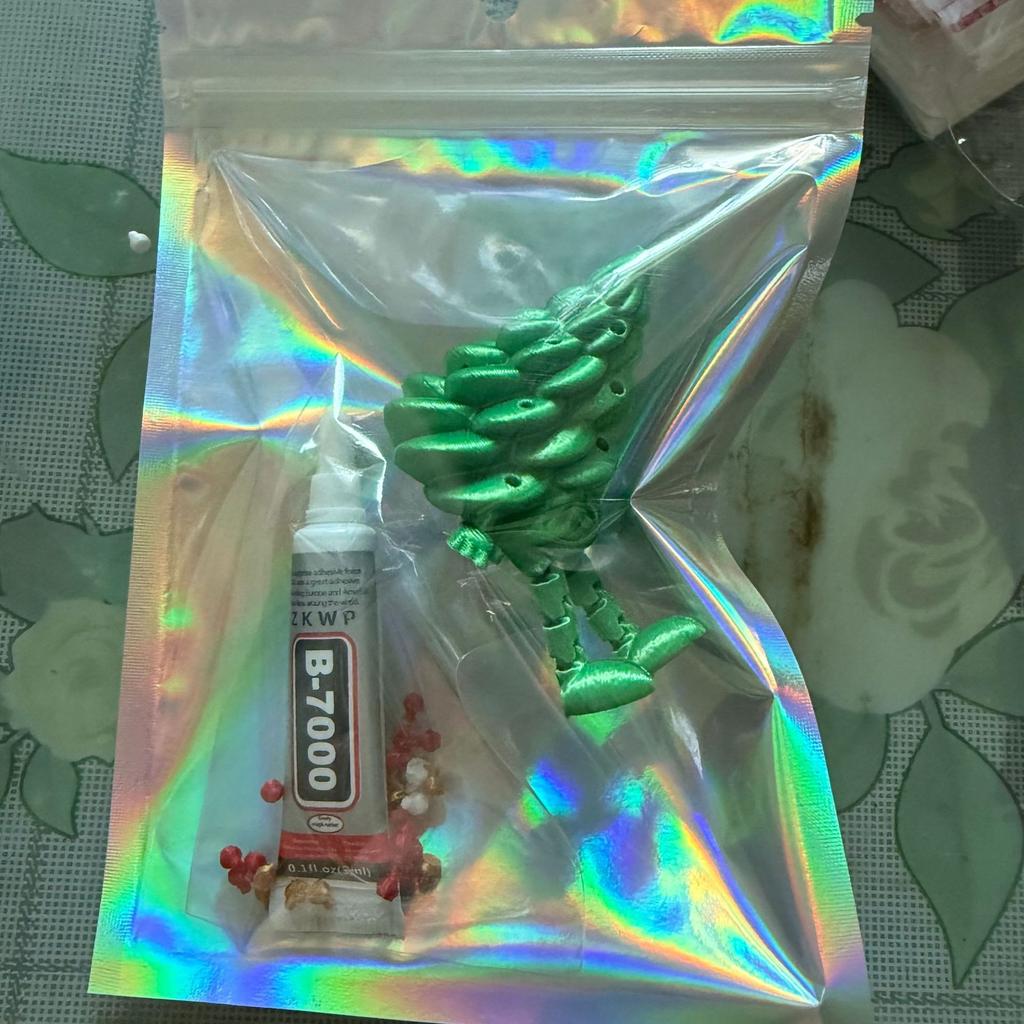 1 шт. - Милые настольные украшения, напечатанные на 3D-принтере, создающие рождественскую атмосферу, красочные фигурки с подвижными суставами