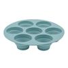 Seven-hole Cake Mold Foldable Air Fryer Baking Mold Round DIY Porous Cake Mold Food-grade Silicone