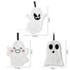 Cartoon Ghost Hand Towel Halloween Embroidered Ghost Handkerchief Kitchen Bathroom Dishcloths Rag For Drying Cleaning Cooking