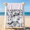 Американская певица S-Сабрина К-Карпентер Полотенце Сушка Полотенце для Ванны Применимо для Легкого Плавания Кемпинга Йоги Пляжа На Улице