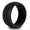Силиконовое обручальное кольцо из 3 предметов для мужчин и женщин, удобный гибкий размер 8, как описано