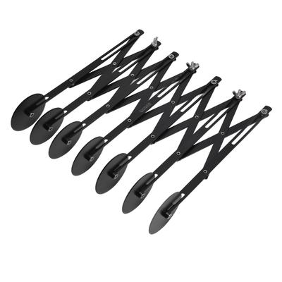 Нож для теста из нержавеющей стали, раздвижной, многоколесный, роликовый, для пиццы, 7 колес