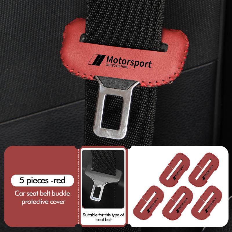 Universal Car Seat Belt Protector Buckle Clip Anti-Scratch Cover For BMW M E84 F10 F20 F15 F25 iX iX1 iX2 iX3 iX5